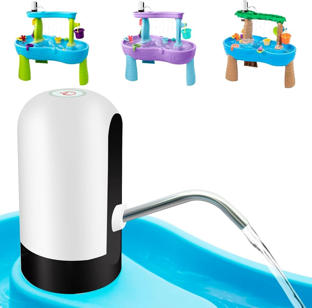 Water Table Pump: 3 Hours of Non-Stop Work Fun for Kids Battery Powered Water Outdoor Pump for Wa... | Amazon (US)