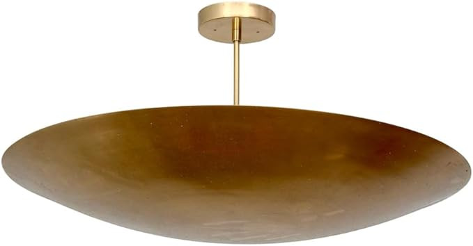 6 Light Elegant Ceiling Flushmount light Pendant Modern Raw Brass Mid Century Sconces Wall Fixtur... | Amazon (US)