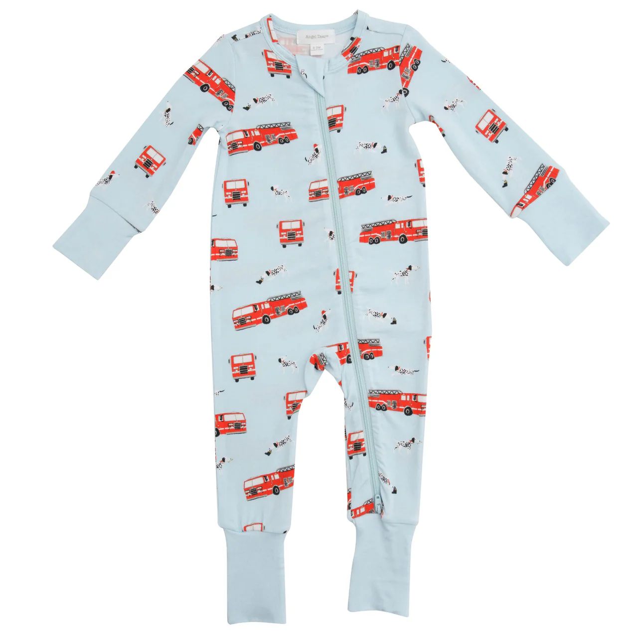 2-Way Zip Romper, Firetrucks | SpearmintLOVE