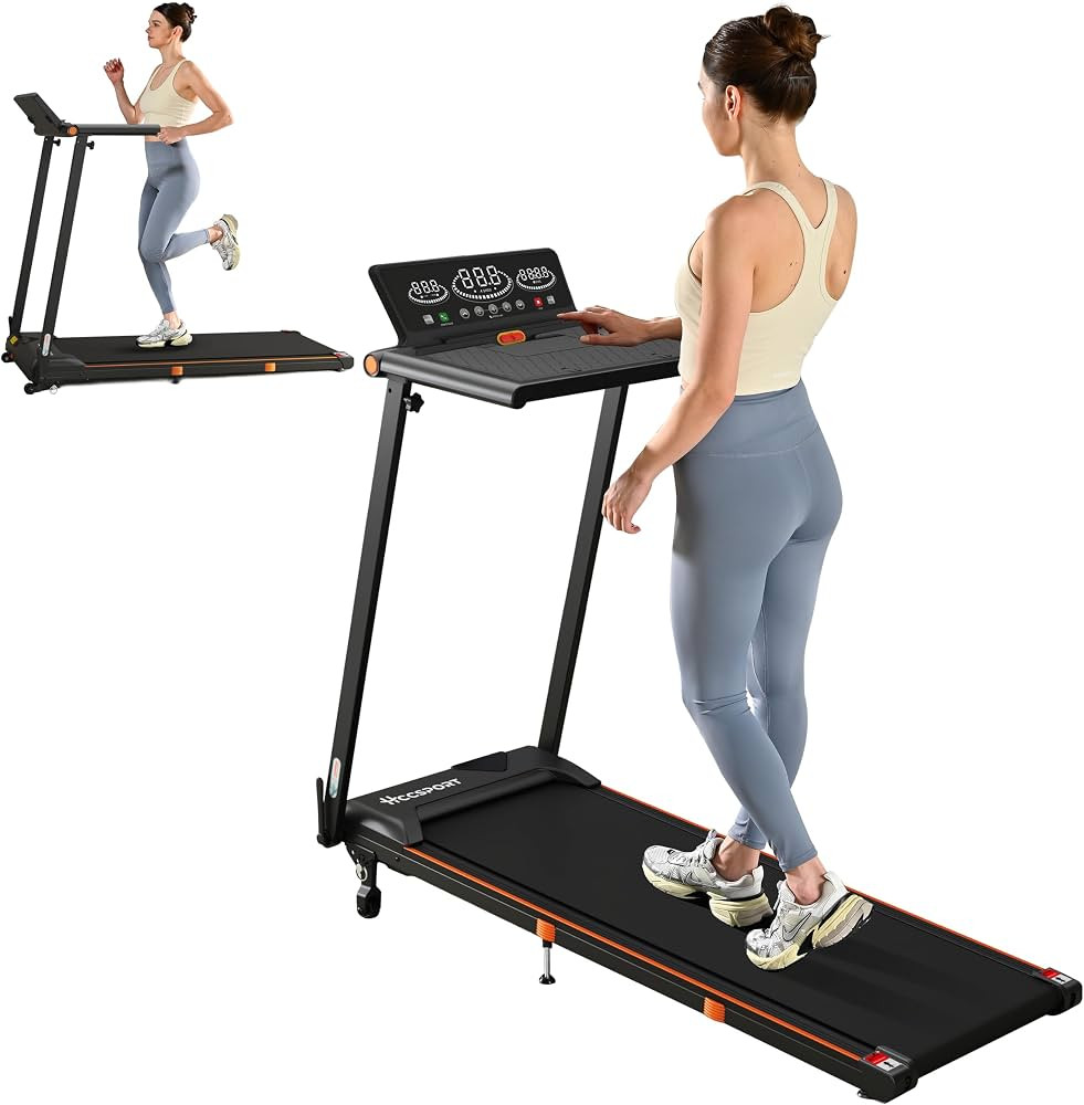 Treadmill with Incline, 3 in 1 Under Desk Treadmill Walking Pad with Removable Desk Workstation 3... | Amazon (US)