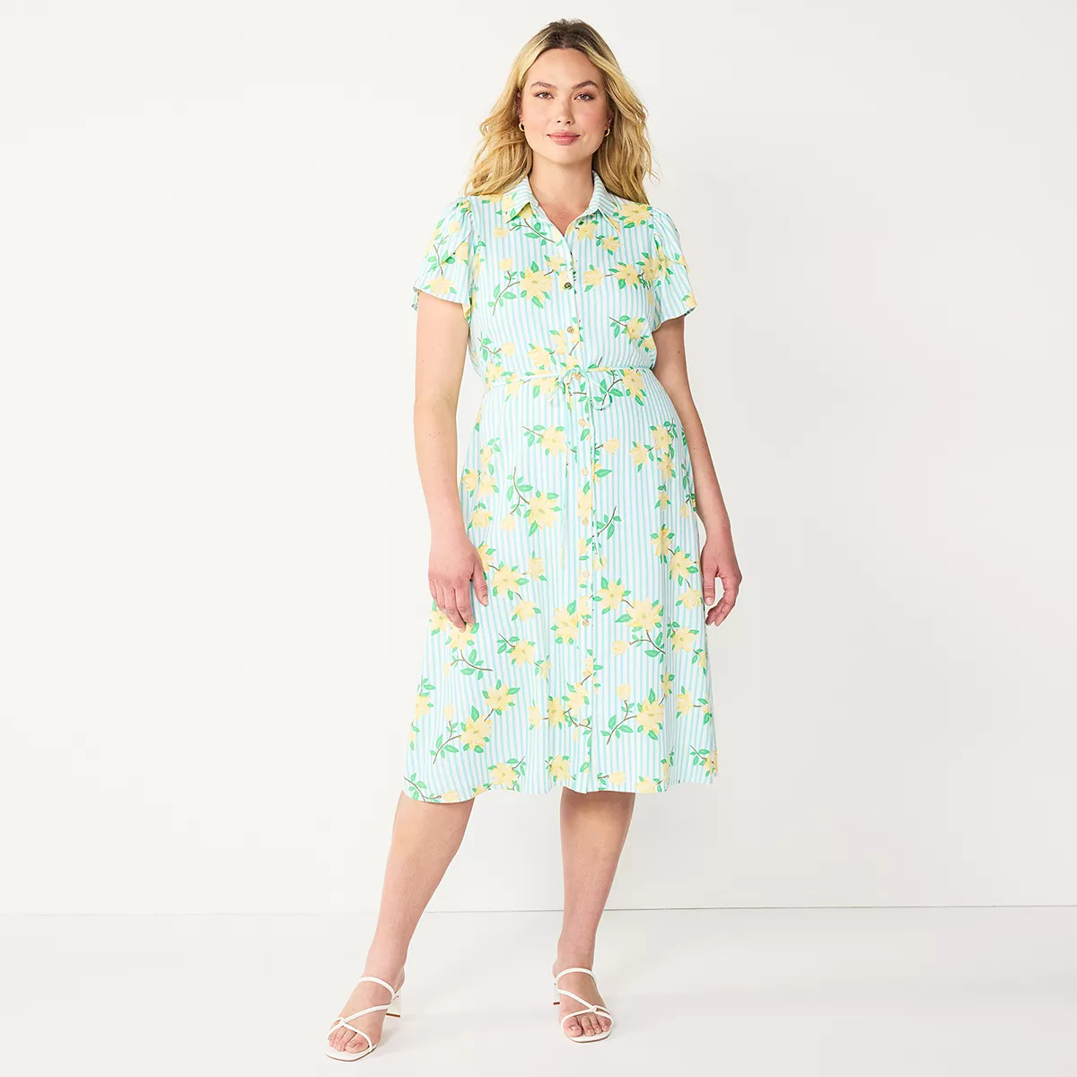 Women's DRAPER JAMES RSVP™ Midi Shirt Dress | Kohl's