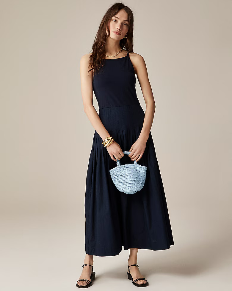 Pintuck mixy dress | J. Crew US
