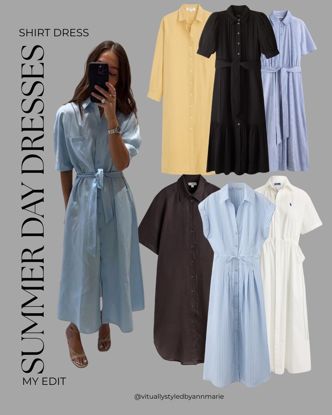 My shirt dress edit

#LTKsummer #LTKdresses
