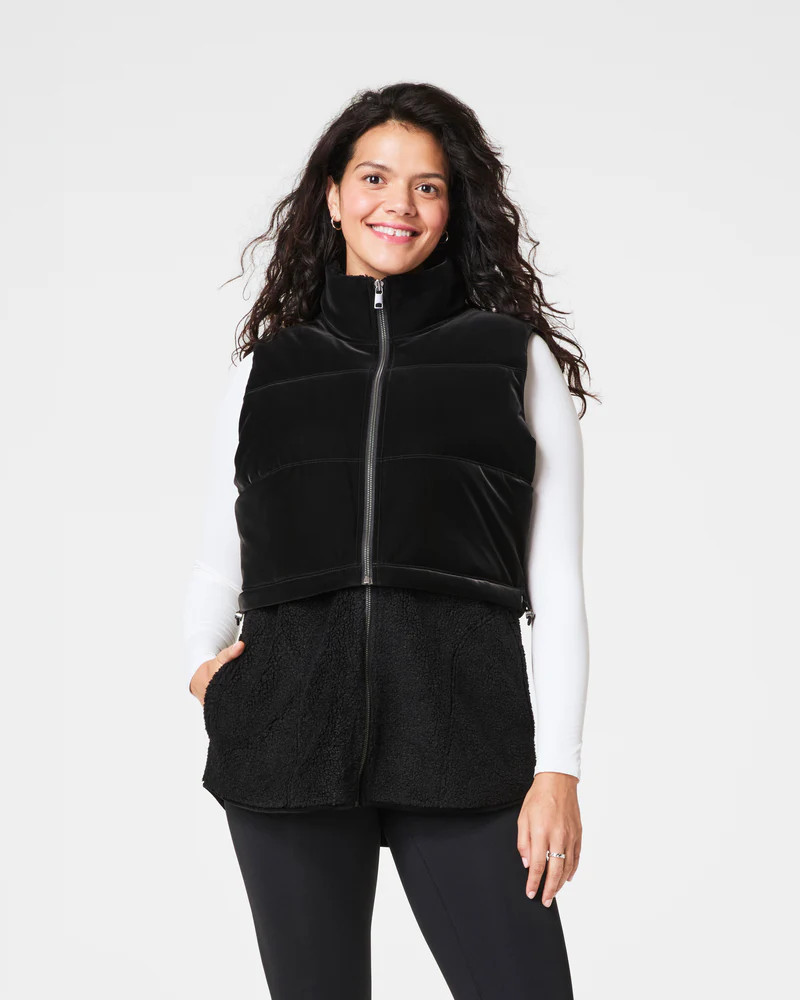 SPANX® Two-In-One Velour Fleece Vest | Spanx Canada