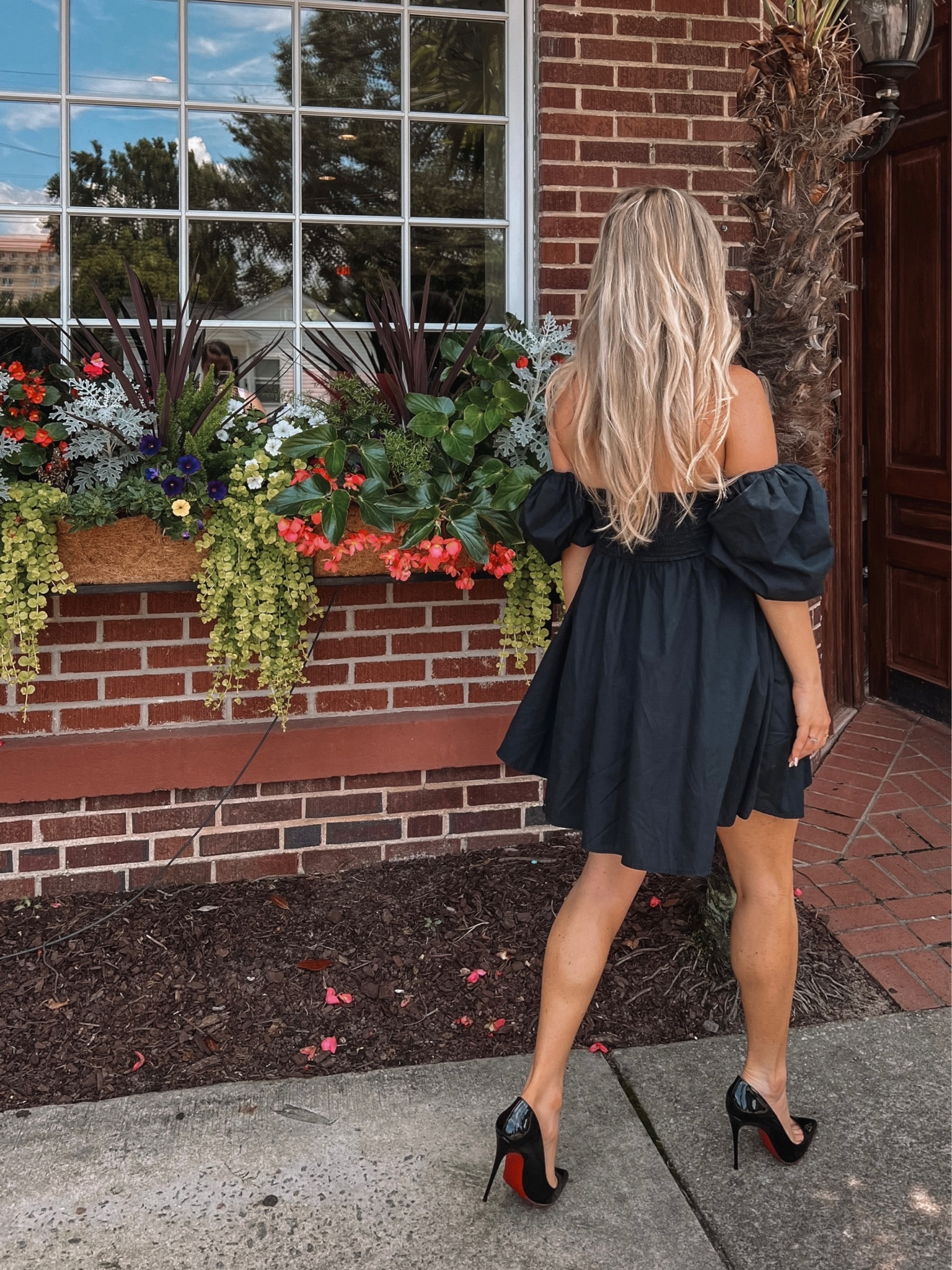 Little black dress and red bottom heels 

#LTKworkwear #LTKSeasonal #LTKshoecrush