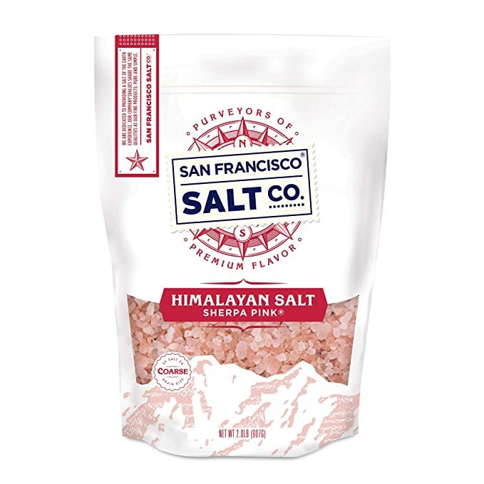 Sherpa Pink Himalayan Salt - 2 lb. Bag Coarse Grain - for Grinders and Salt Mills | Amazon (US)