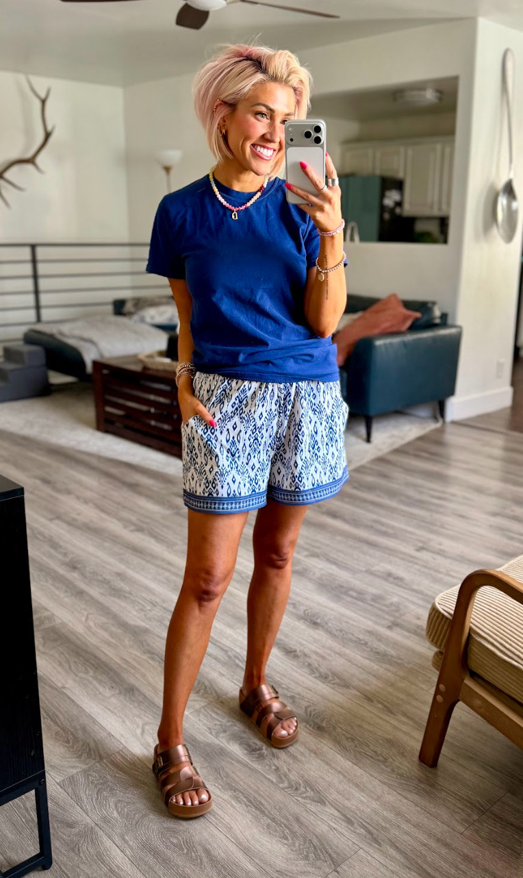 Loving my new summer outfit! Perfect for a day out. Shorts: Medium // Top: Small // Shoes: TTS 

 #LTKootd #LTKSaleAlert