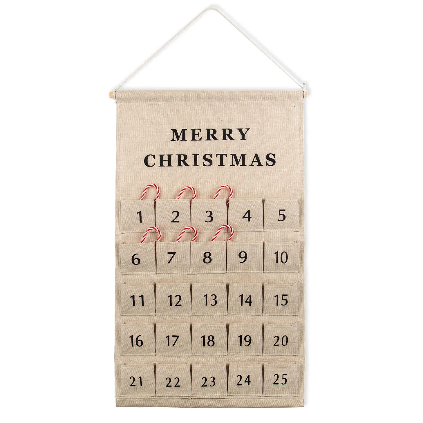 Christmas Countdown Advent Calendar with Pockets,Advent Calendars for Kids Chocolate & Candy,Coun... | Walmart (US)