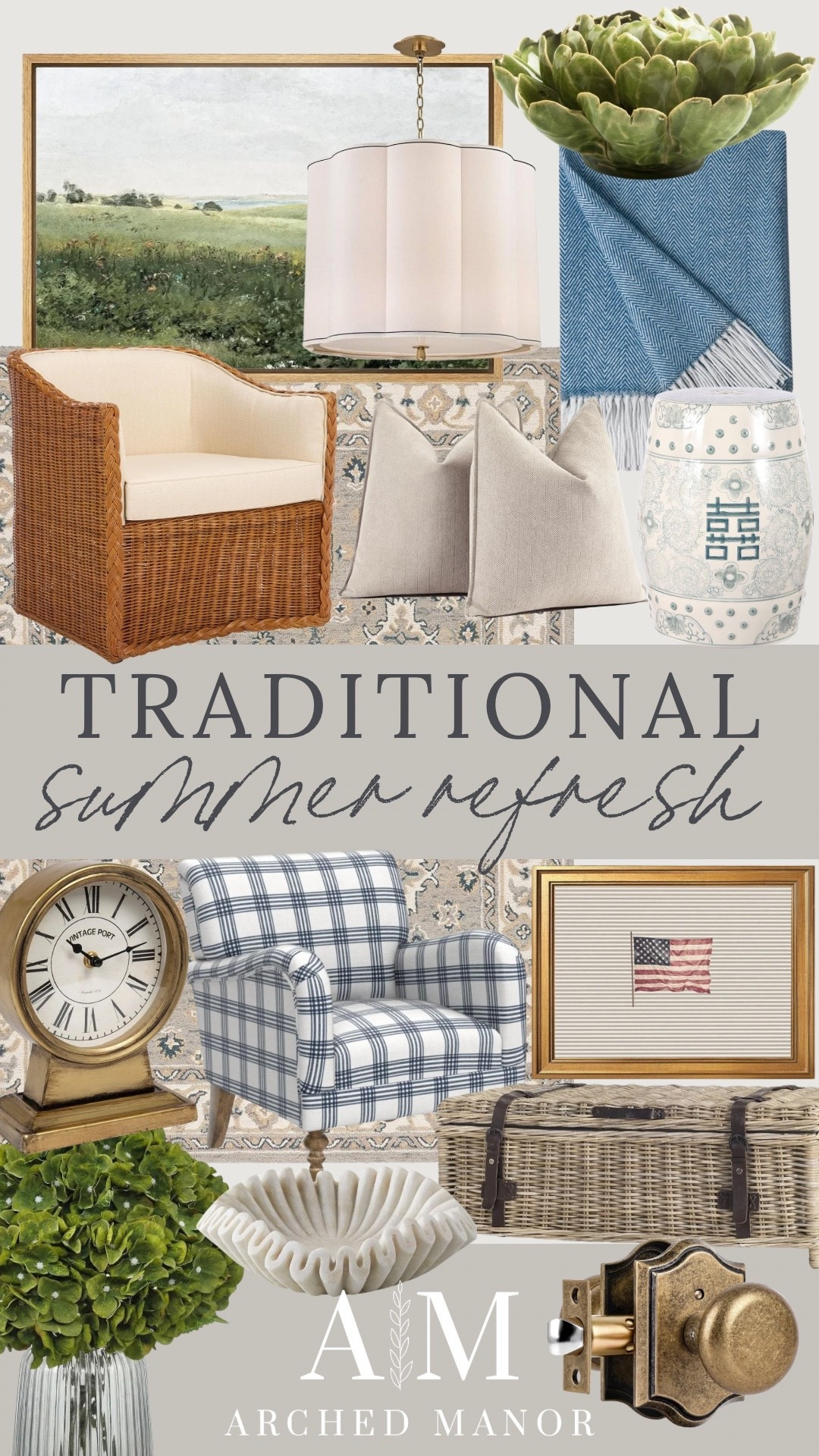 Some pretty summer finds with a traditional twist! And they’re all from Amazon 😉

#LTKSeasonal #LTKHome