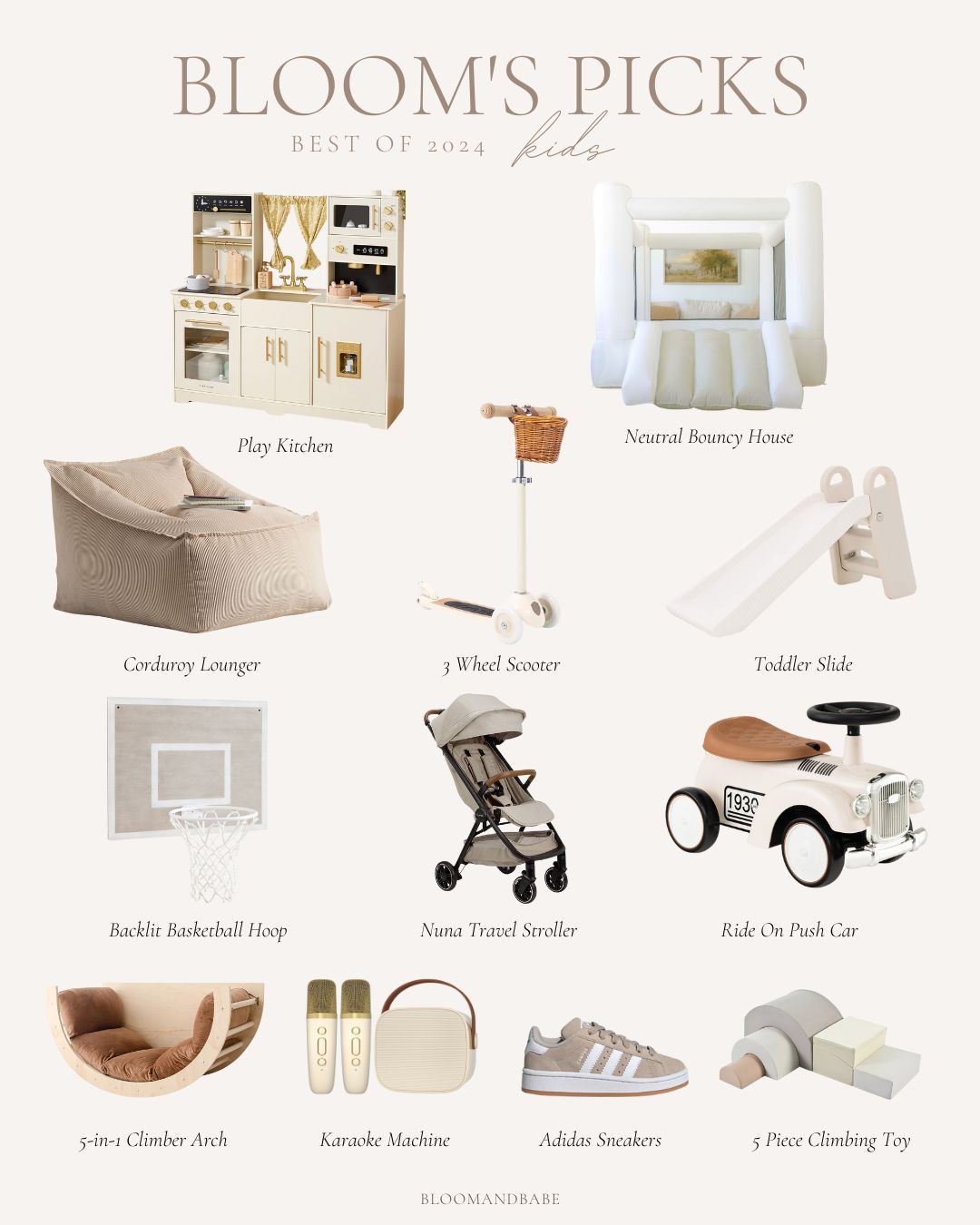 Best of 2024 Kids / Pottery Barn Kids / Neutral Kids Toys / Kids Play Kitchen / Neutral Bouncy House / Boys Toys / Girls Toys / Kids Scooters / Kids Bike / Kids Electronics /  

 #LTKSeasonal #LTKHome #LTKKids