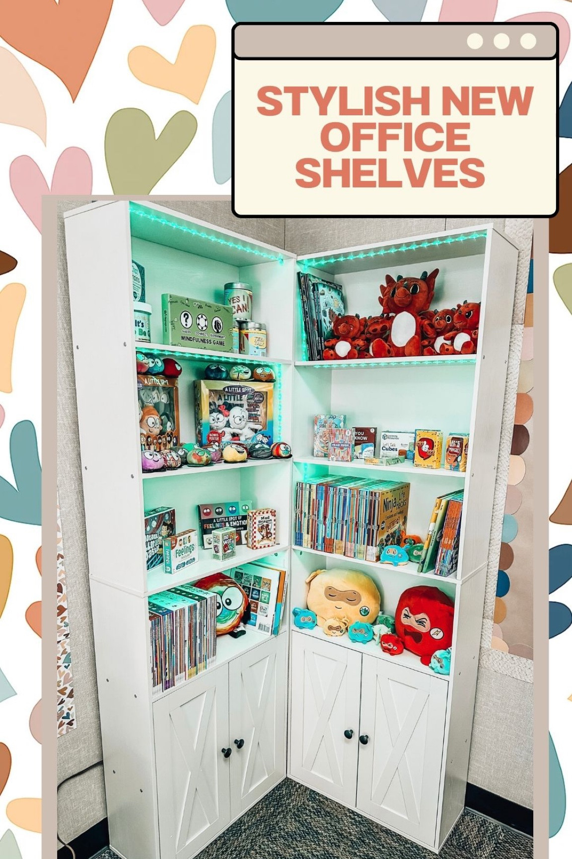 Stylish Office Shelves for my elementary school counselor office. The kids will LOVE these! 

#LTKFind #LTKBacktoSchool