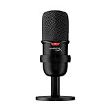 HyperX SoloCast – USB Condenser Gaming Microphone, for PC, PS4, PS5 and Mac, Tap-to-Mute Sensor, Cardioid Polar Pattern, great for Streaming, Podcasts, Twitch, YouTube, Discord,Black | Amazon (US)