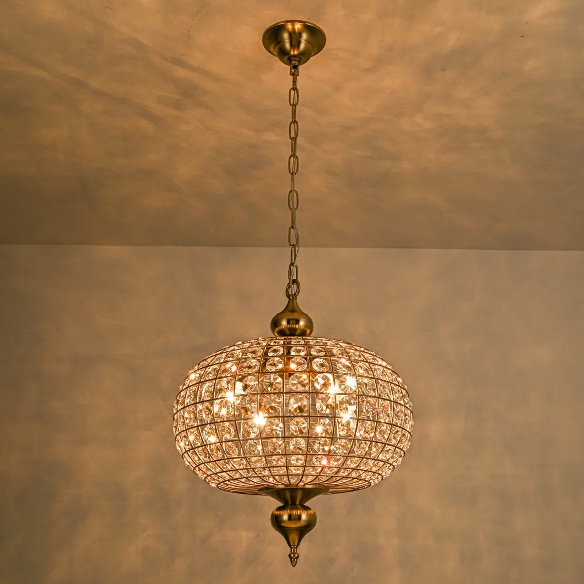 4-light Crystal Globe Chandelier | Wayfair North America