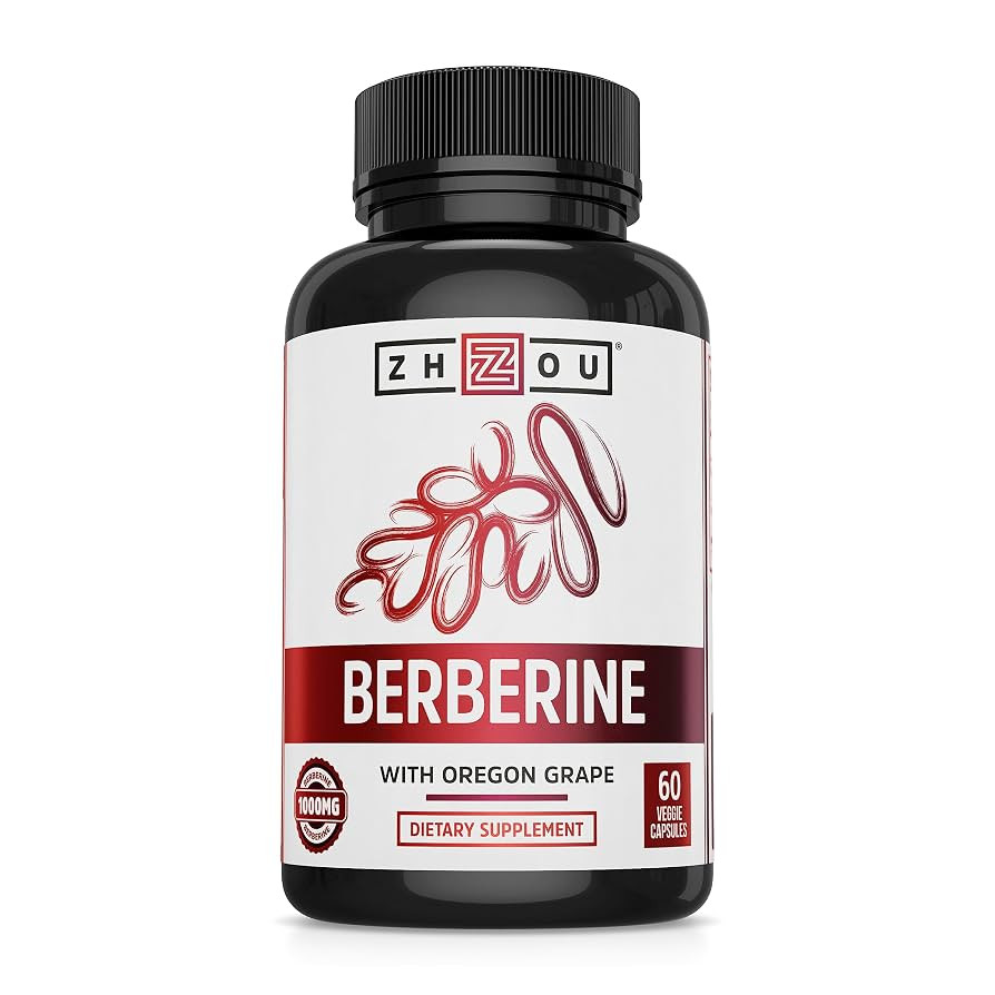 Zhou Berberine with Oregon Grape - Berberine Supplement for Women & Men, Gut Health, Metabolic Fu... | Amazon (US)
