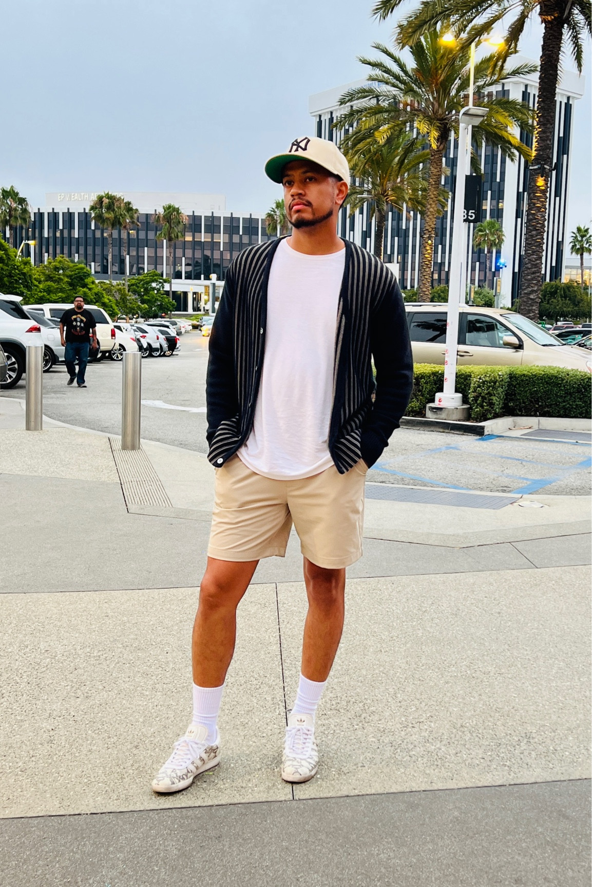This Stussy Knit Cardigan is my new favorite right now for those Summer evenings when the clouds roll in from the coast 🤌🏽


Nothing like soaking in this California Sun  ☀️


Men’s beach fashion, casual beach outfit, summer street style, white t-shirt outfit, jogger shorts men, crew socks trend, Adidas snakeskin sneakers, running sunglasses, men’s summer wardrobe, beachwear for men, stylish men’s activewear, athleisure fashion, trendy men’s sneakers, casual summer look, beach walk outfit, sporty beachwear, men’s summer essentials, crosswalk fashion, Adidas soccer shoes, men’s fashion accessories, knit cardigan outfit, men’s cardigan, men’s capsule wardrobe 

#LTKMens #LTKFindsUnder50