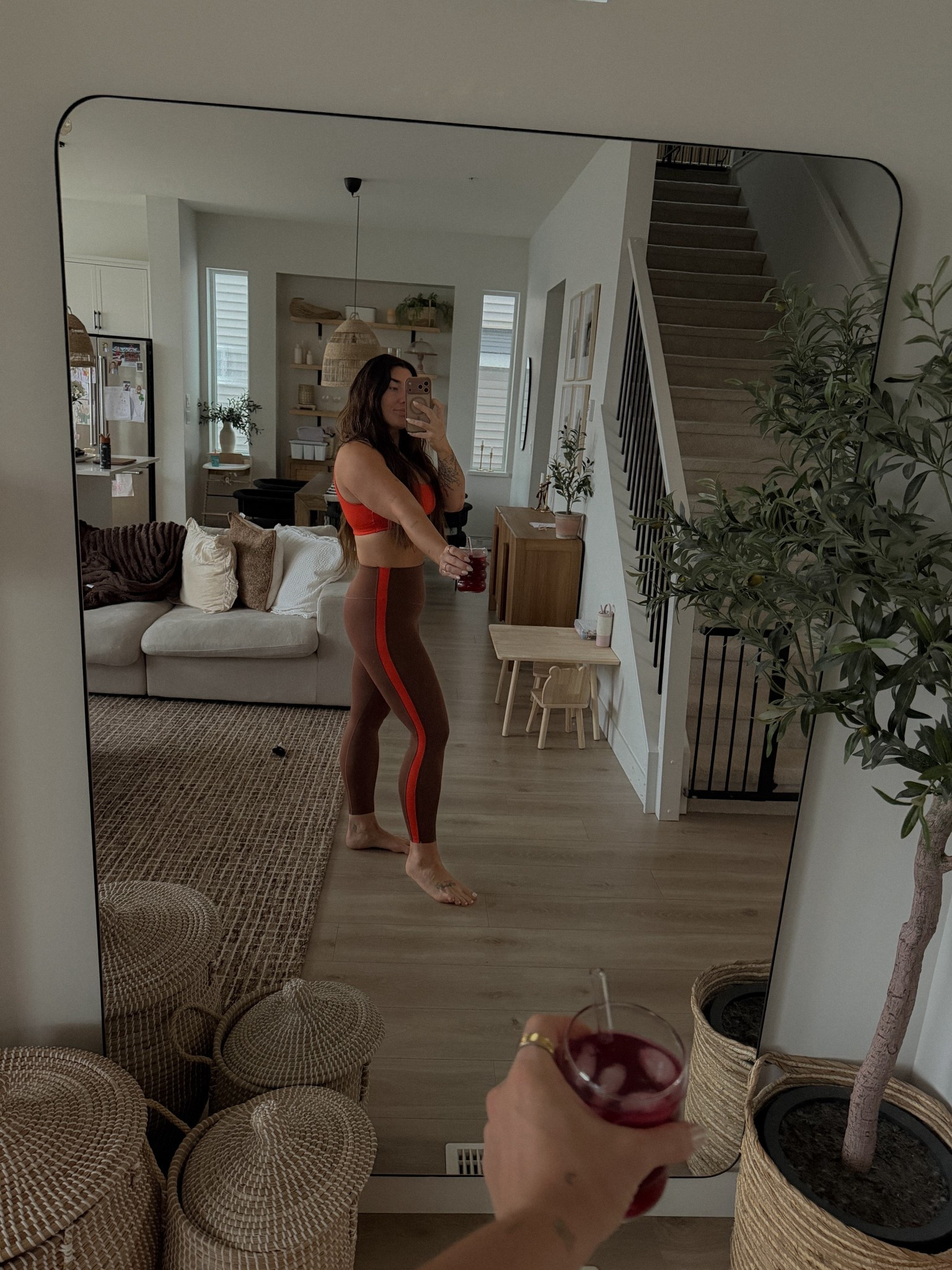 Workout set on sale 

Wearing M in both