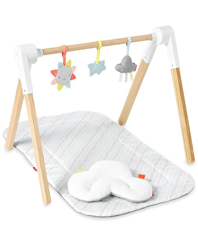 Skip Hop Wooden Baby Gym, Silver Lining Cloud Activity Gym | Amazon (US)