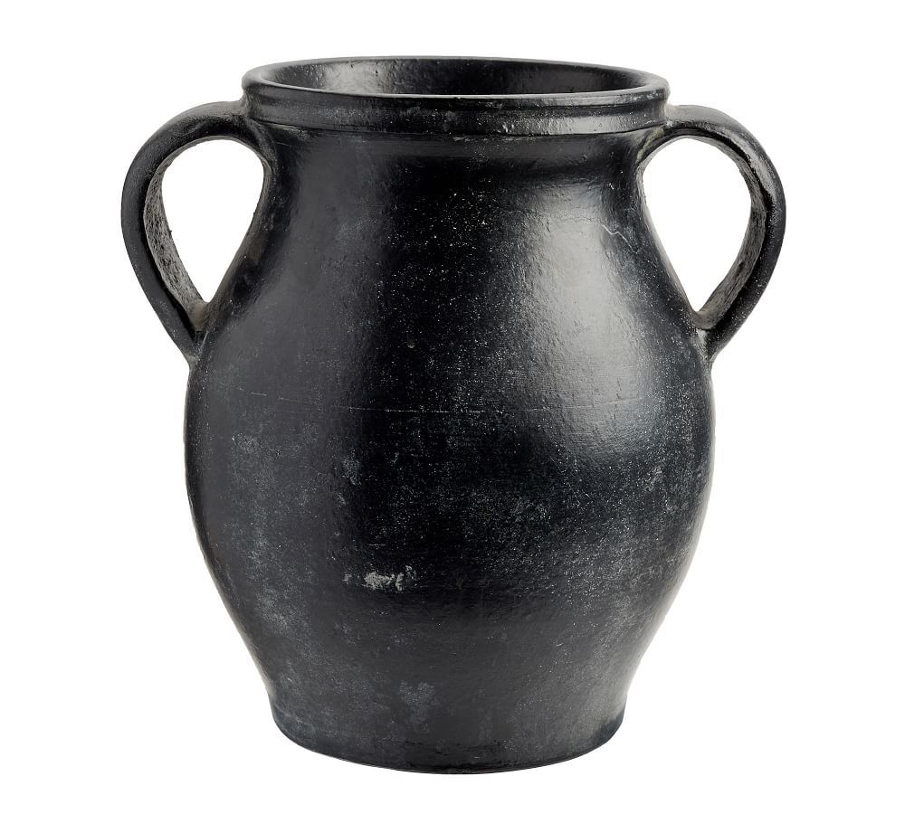 Joshua Vase, Black - Small | Pottery Barn (US)