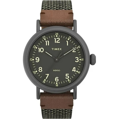 Timex Mens Standard 40mm Watch Olive/Gray | Walmart (US)