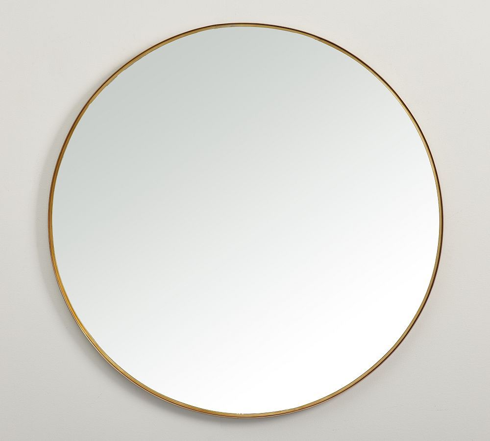 Stowe 40" Round Wall Mirror | Pottery Barn (US)