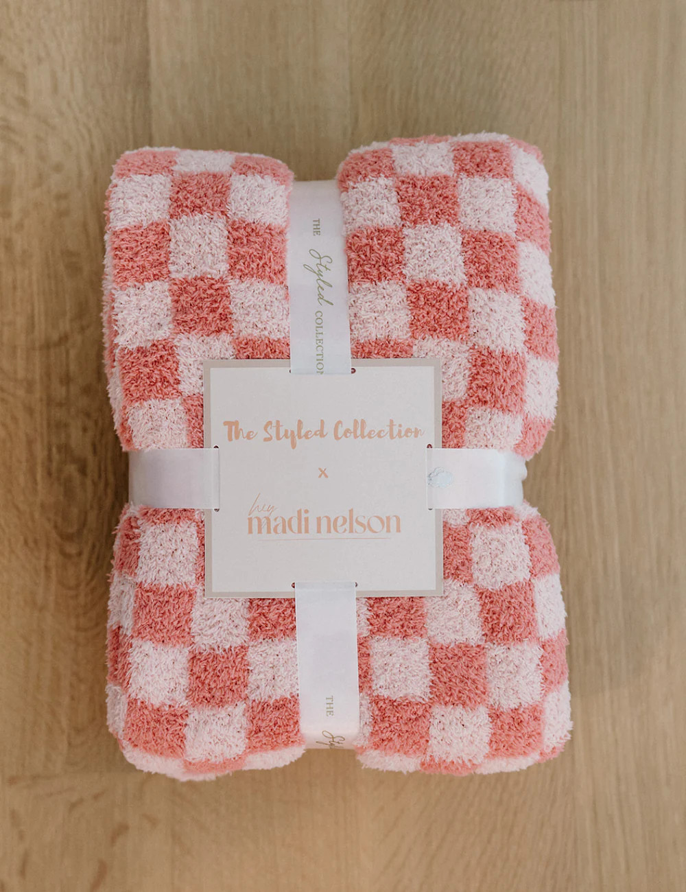 TSC x Madi Nelson: Children's Mini Checkered Buttery Blankets | The Styled Collection