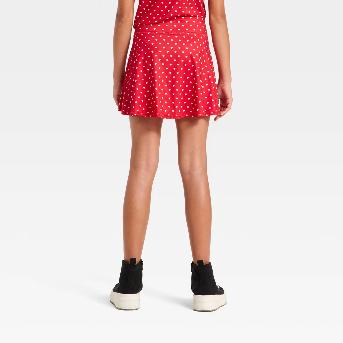 Girls' Crossover Waistband Skort - All In Motion™ Red L | Target