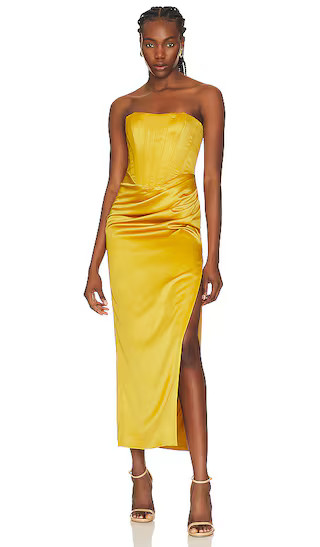 Everlasting Midi Dress in Marigold | Revolve Clothing (Global)