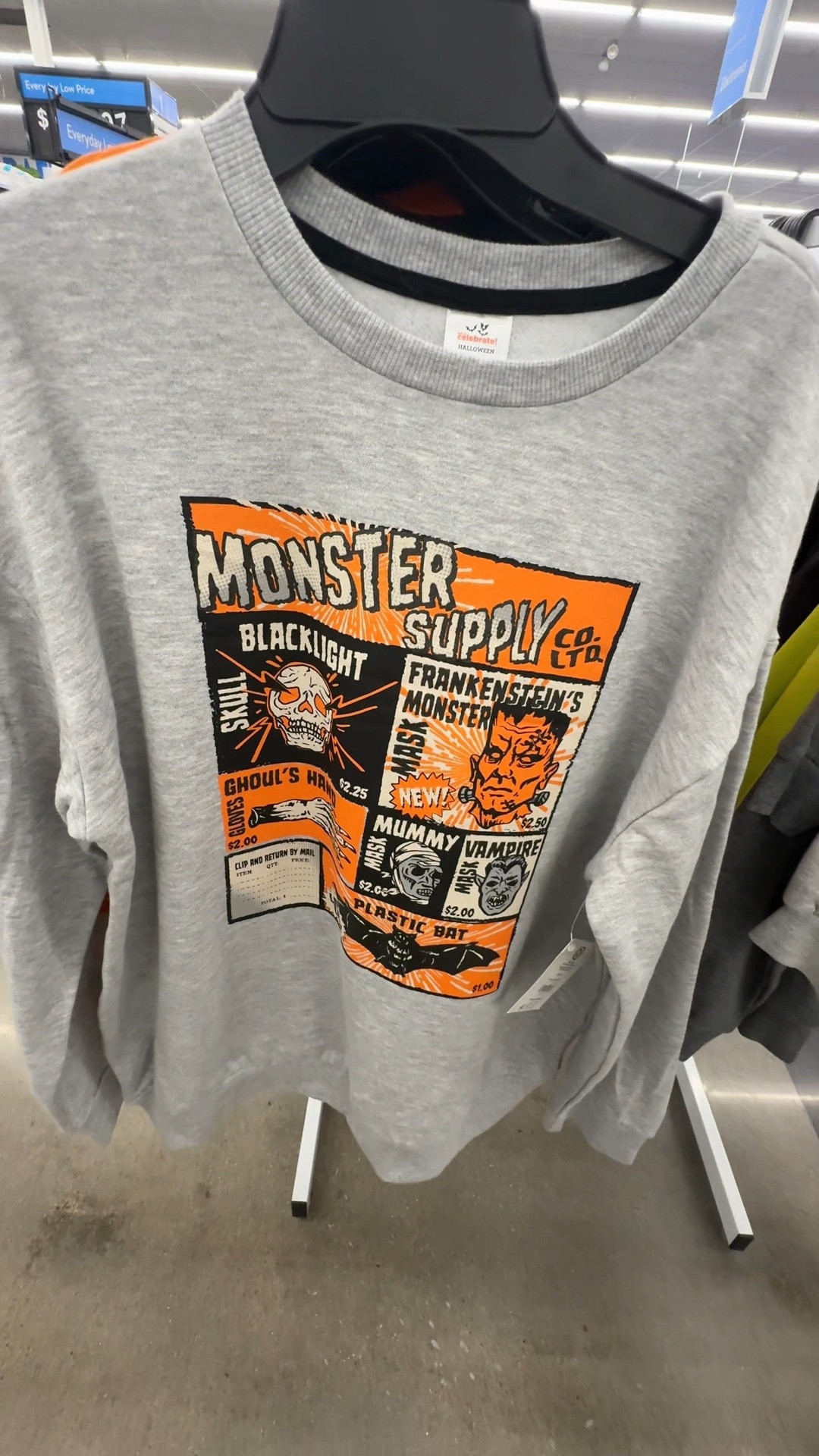 Walmart boys sweatshirt for Halloween // Halloween graphic sweatshirt // affordable Halloween 
