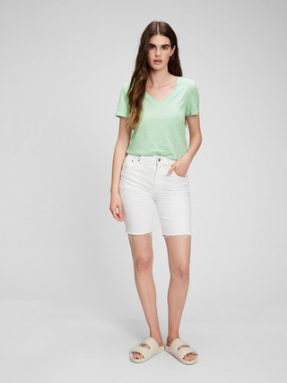 100% Organic Cotton Vintage V-Neck T-Shirt | Gap (US)