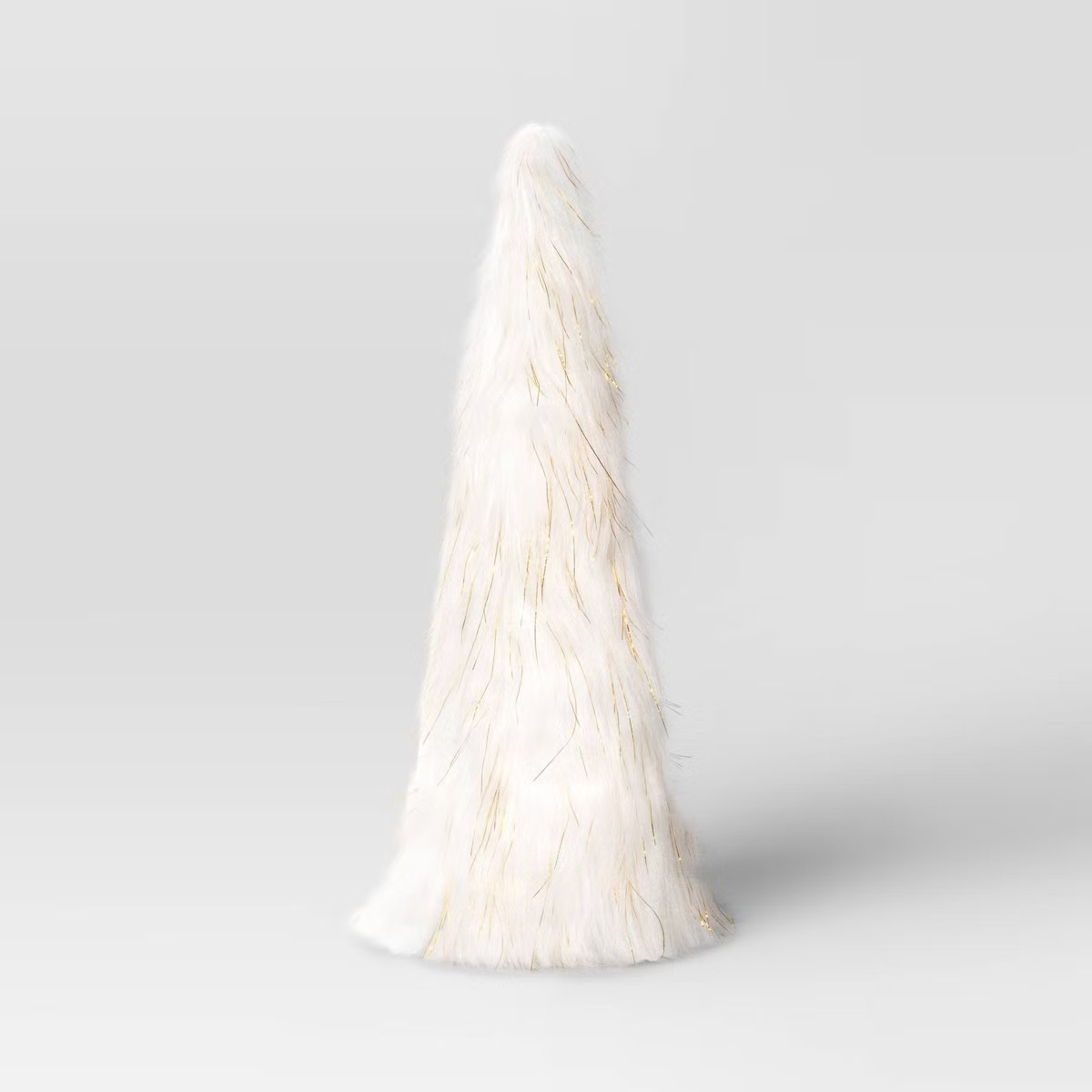 Faux Fur Christmas Tree Sculpture - Wondershop™ White | Target