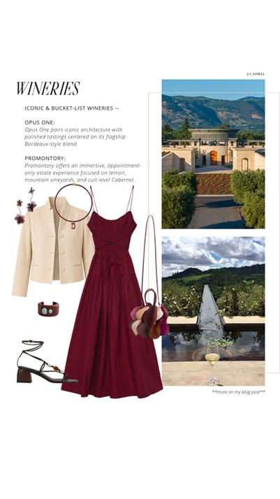 Napa is always a good idea 🍷✨

I pulled together the ultimate Napa Valley edit featuring what to wear for wine tastings, vineyard lunches, luxury hotel stays, and long dinners under the string lights — plus the best hotels, wineries, and restaurants to add to your itinerary.

Think effortless dresses, chic sandals, lightweight layers, and polished accessories that feel perfectly at home among the vines. Equal parts relaxed, romantic, and incredibly chic.

Save this one for your next wine country weekend 🤍#NapaValley #WineCountryStyle #VacationStyle #ResortWear #SummerStyle #LTKFinds #NapaFashion #TravelOutfits #WeekendGetaway #CaliforniaStyle #VineyardStyle #LuxuryTravel #WhatToWear #LTKStyle

#LTKTravel #LTKSeasonal #LTKOver40 #LTKTravel