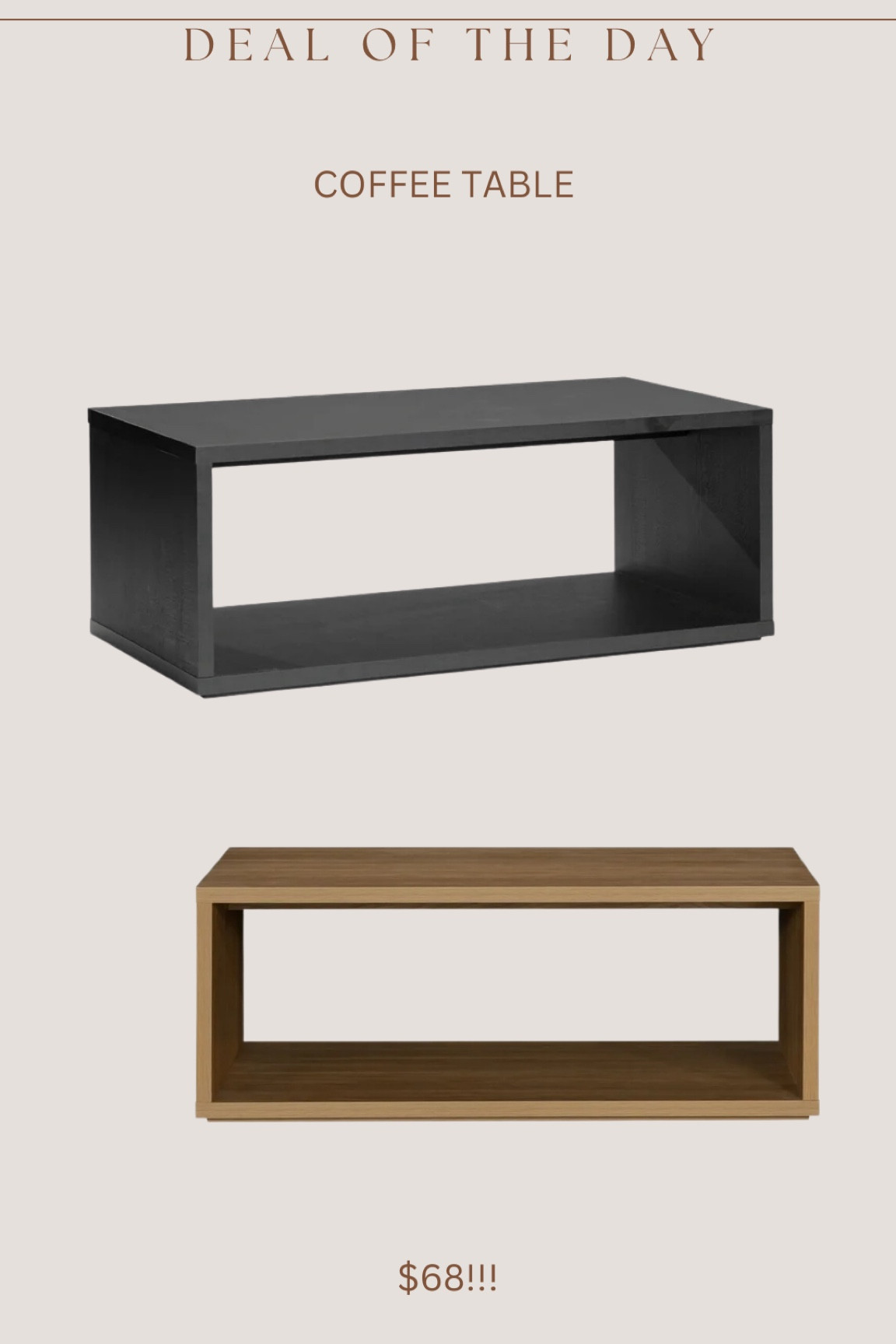 New Walmart coffee table!! Only $68!!! 

#LTKHome #LTKFindsUnder100 #LTKSaleAlert