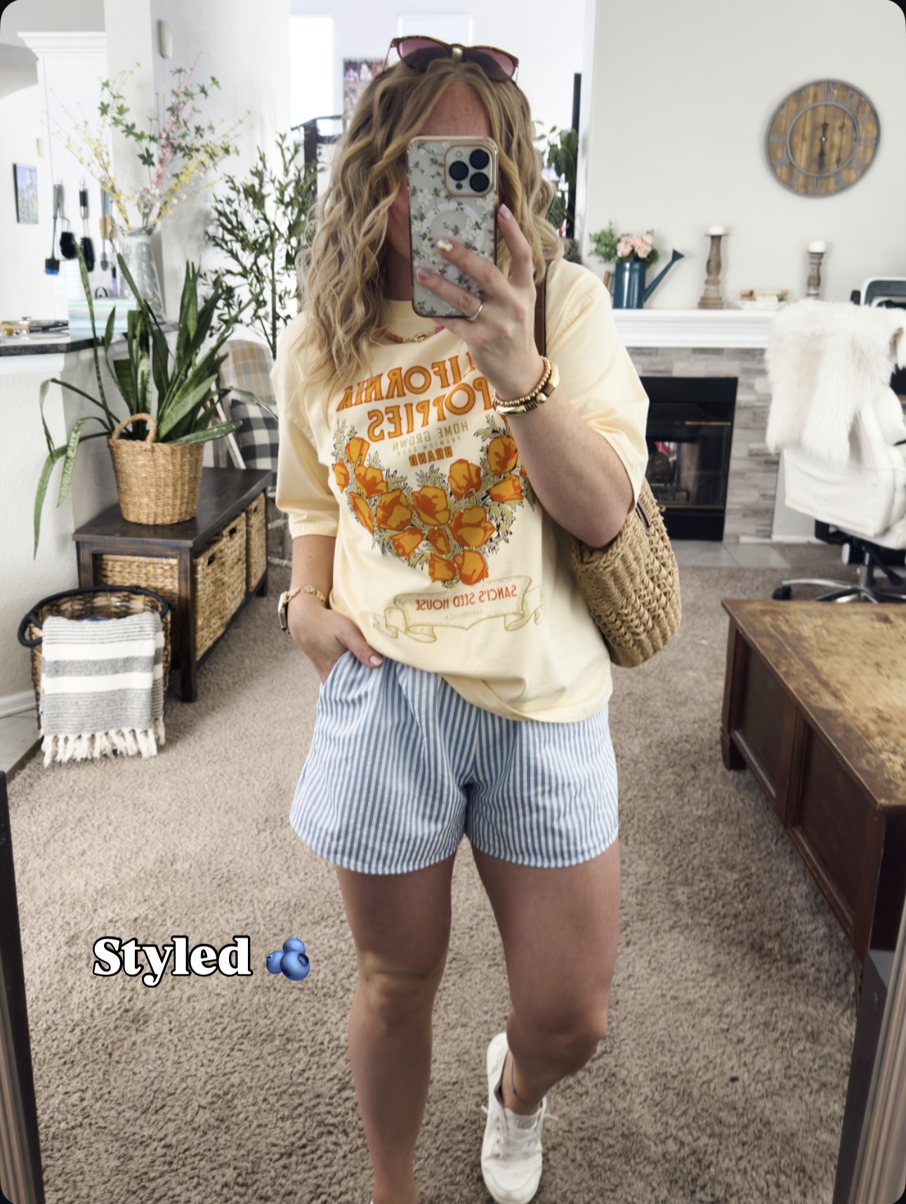 Oversized graphic tee, I’m wearing a medium for reference. Paired with striped boxer shorts, a straw handbag, and white sneakers 







Amazon outfits every outfit inspo, outfit ideas, casual outfits amazon, amazon outfits every day, spring outfits 2026, summer outfits, beach vacation outfit, oversized tshirts, graphic tee summer 

#LTKSaleAlert #LTKootd #LTKPetite