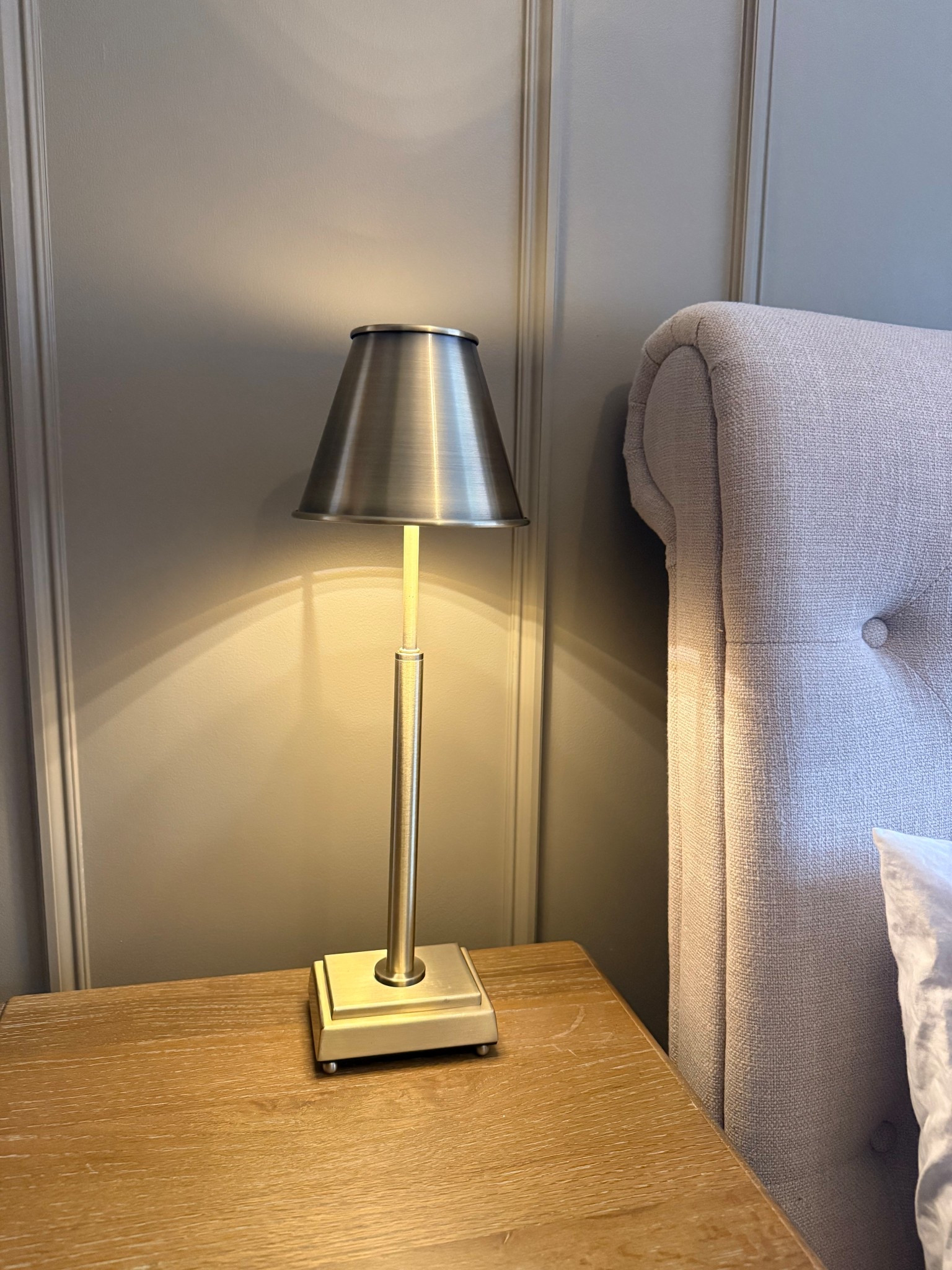 Obsessed with these rechargeable antique brass lamps! Completed our spare room! 

#LTKhome #LTKuk #LTKluxury