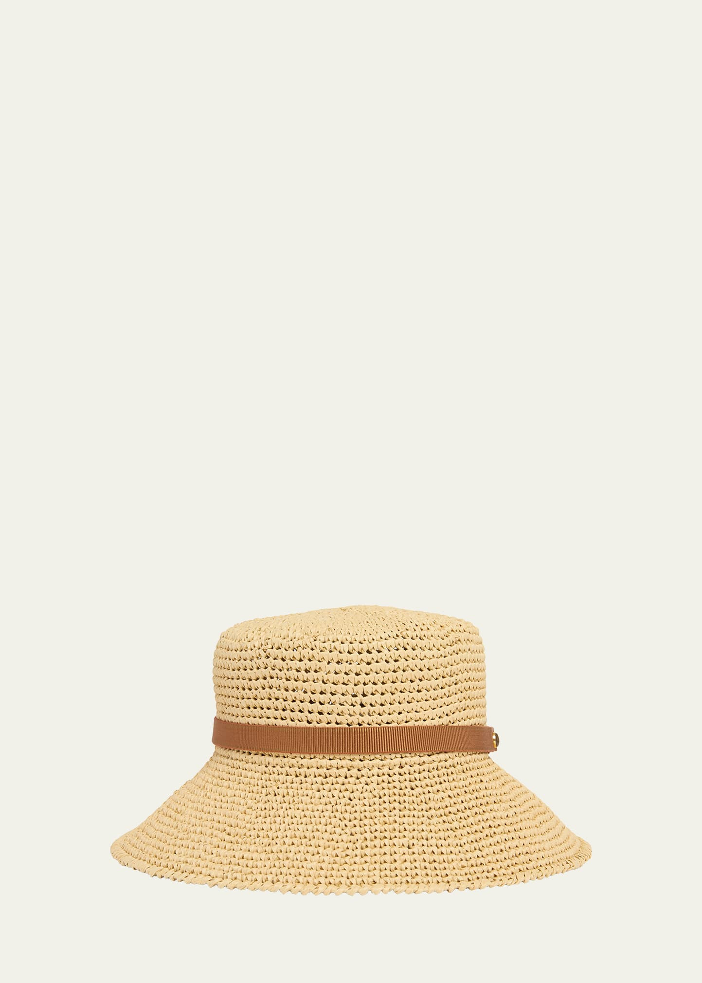 Valentino Garavani VLogo Signature Straw Bucket Hat | Bergdorf Goodman