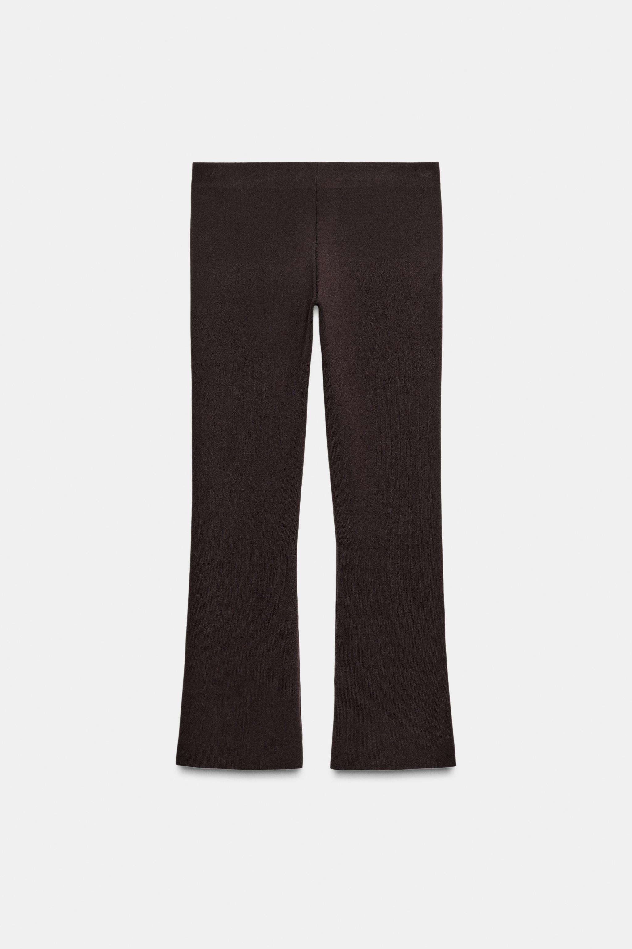 STRAIGHT LEG KNIT PANTS | Zara Canada