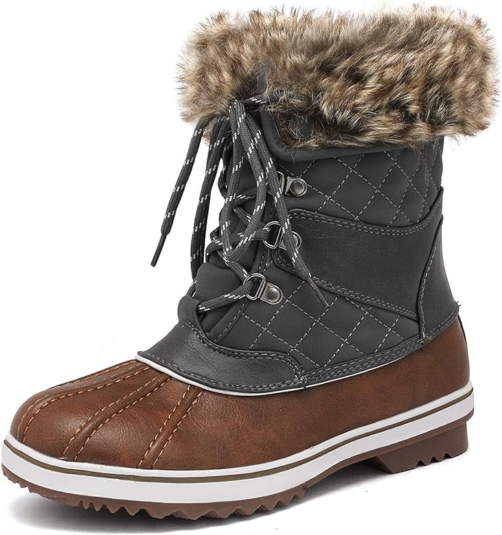 Women's Mid Calf Winter Snow Boots | Amazon (US)