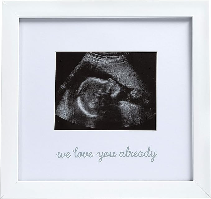 Little Pear We Love You Already Sonogram Frame, Gender-Neutral Pregnancy Announcement Picture Fra... | Amazon (US)