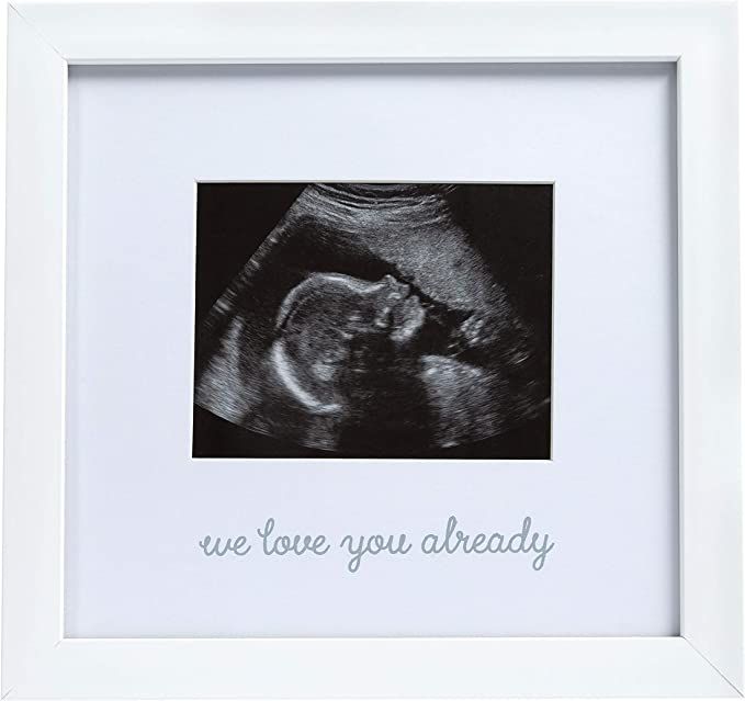Little Pear We Love You Already Sonogram Frame, Gender-Neutral Pregnancy Announcement Picture Fra... | Amazon (US)