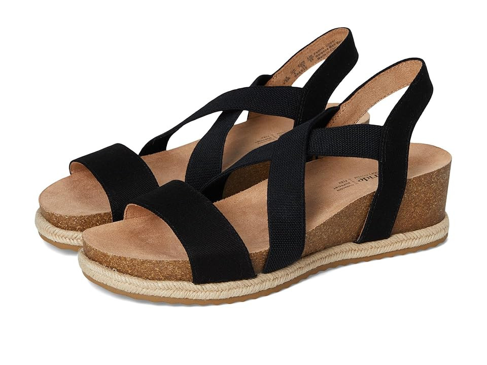 LifeStride Breeze Women's Wedge Shoes Black : 6 W (C), Faux Leather | Zappos