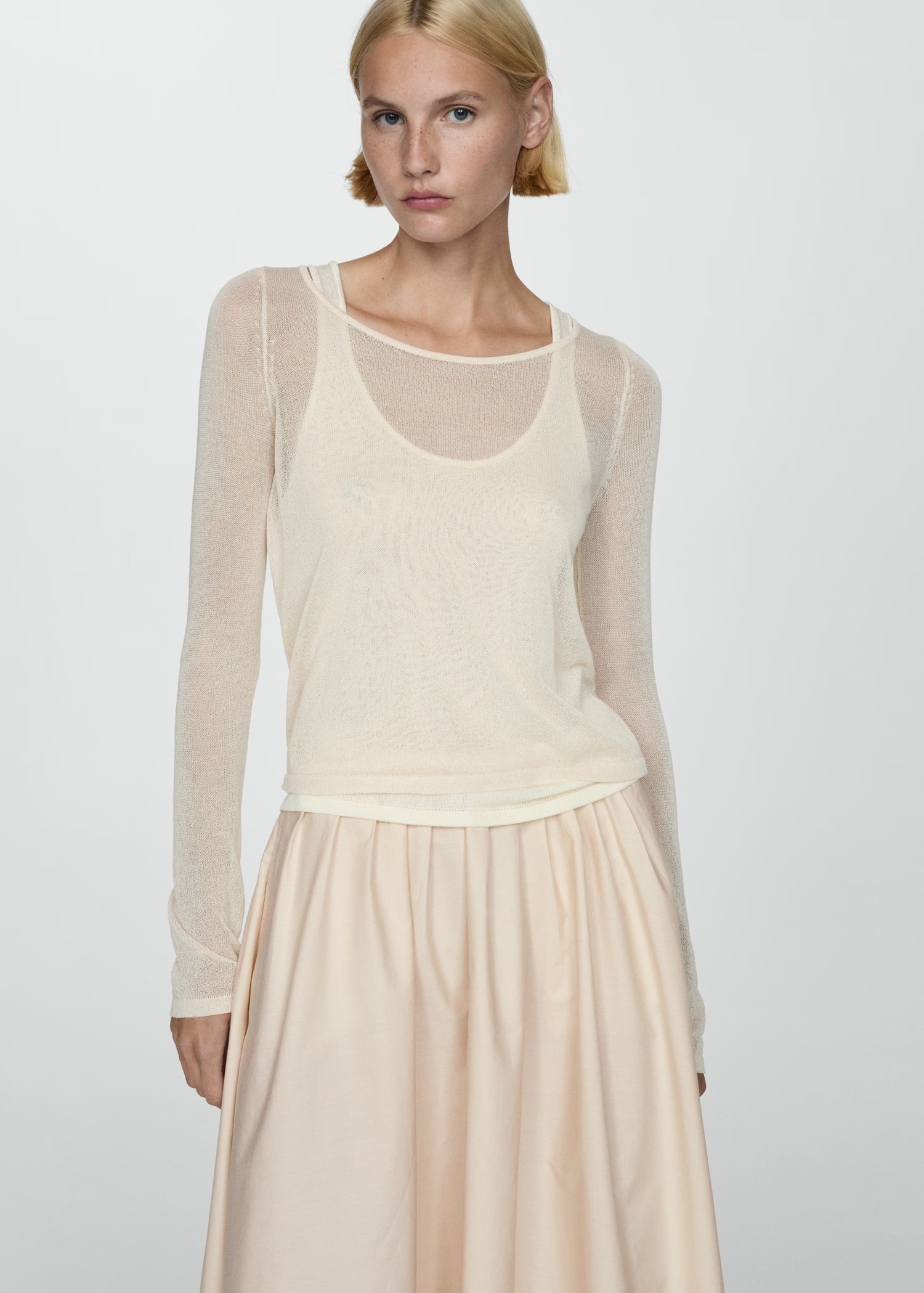 Pleated midi-skirt | MANGO (UK)