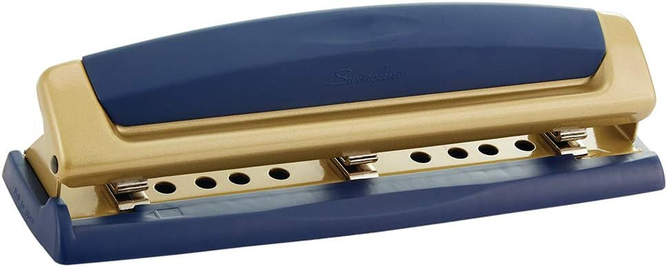 Swingline Desktop Hole Punch, Hole Puncher, Precision Pro, Adjustable, 2-3 Holes, 10 Sheet Punch ... | Amazon (US)