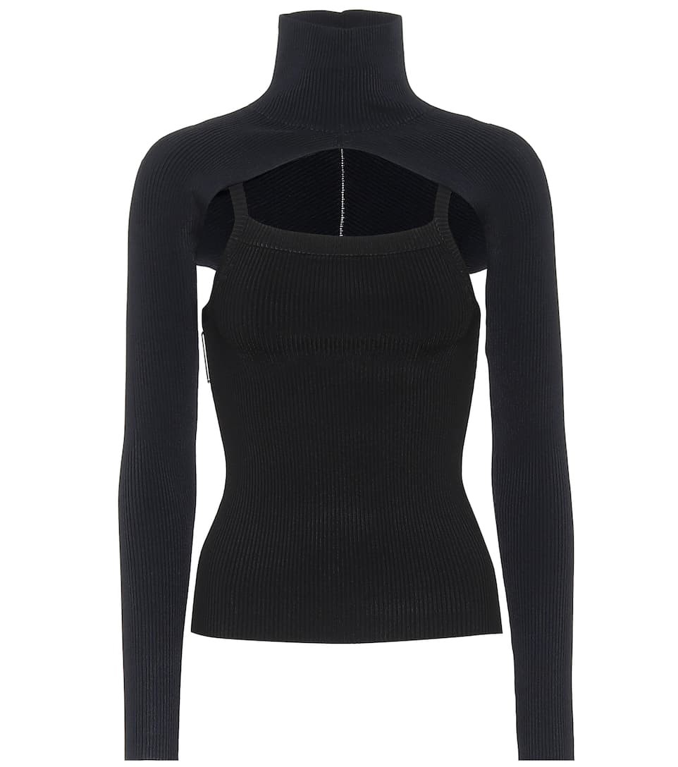 Cut-out turtleneck sweater | Mytheresa (UK)