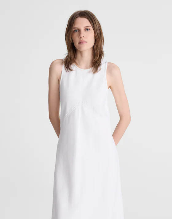 Denim Seamed Maxi Dress | Madewell