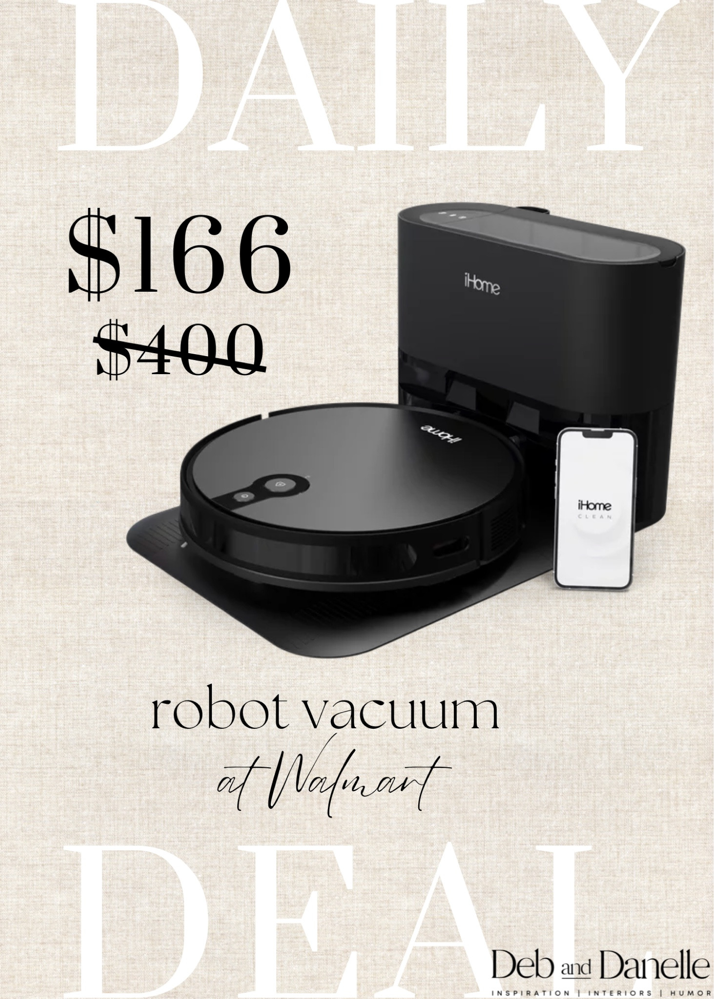 iHome AutoVac Eclipse Pro Robot … curated on LTK