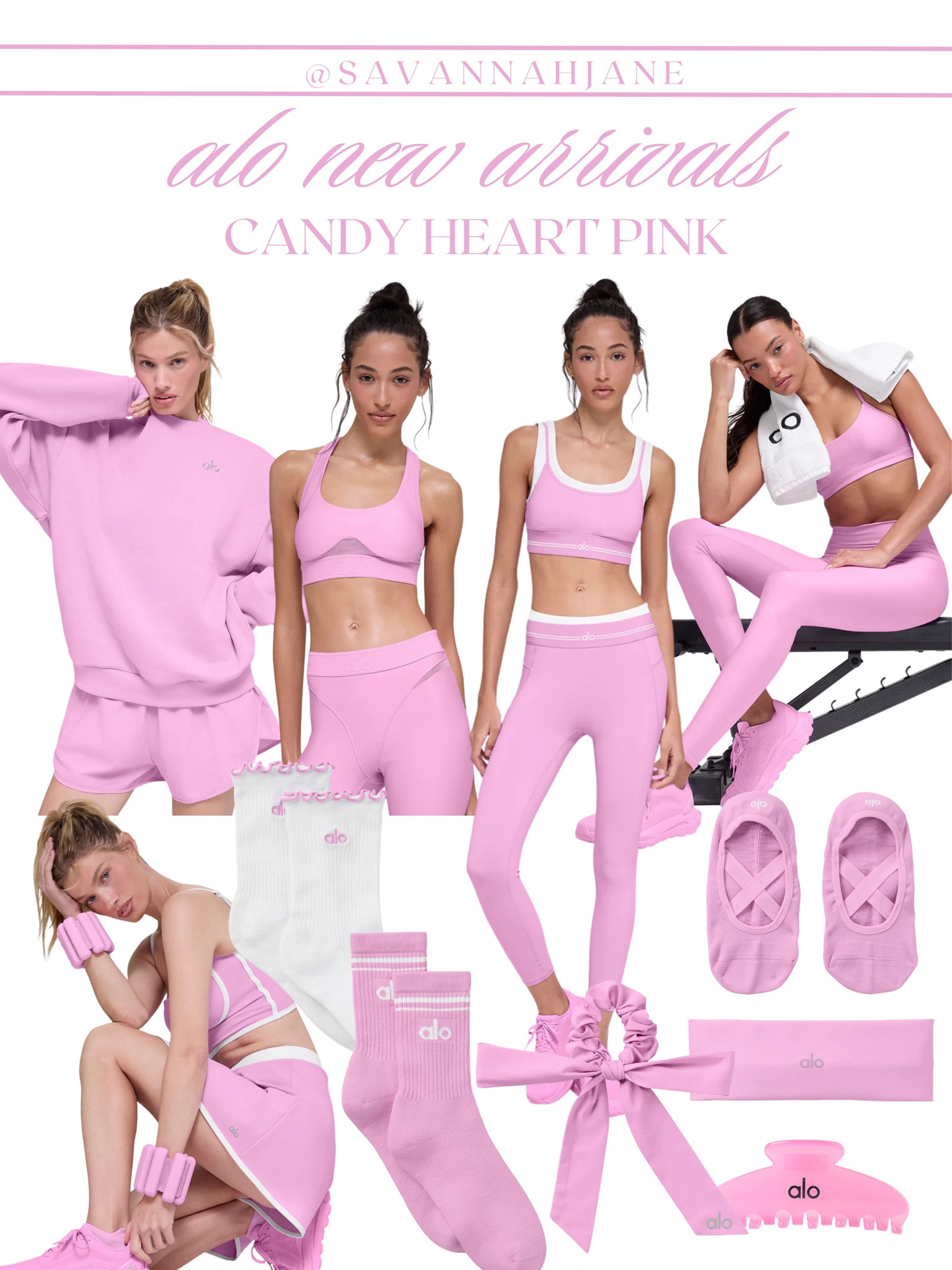 New Alo color! This will sell out fast🩷🩷 alo pink | pink all set | alo candy heart pink | alo Valentine’s Day collection | Valentine’s Day gift ideas | Valentine’s Day gift for her | v day gift for her 

#LTKfitnessgoals #LTKActive #LTKU