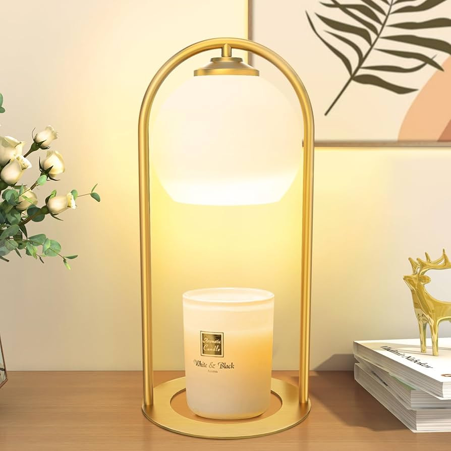 EleMakar Candle Warmer Lamp,Electric Candle Lamp Warmer with Timer 2H/4H/8H,Dimmable Candle Wax W... | Amazon (US)