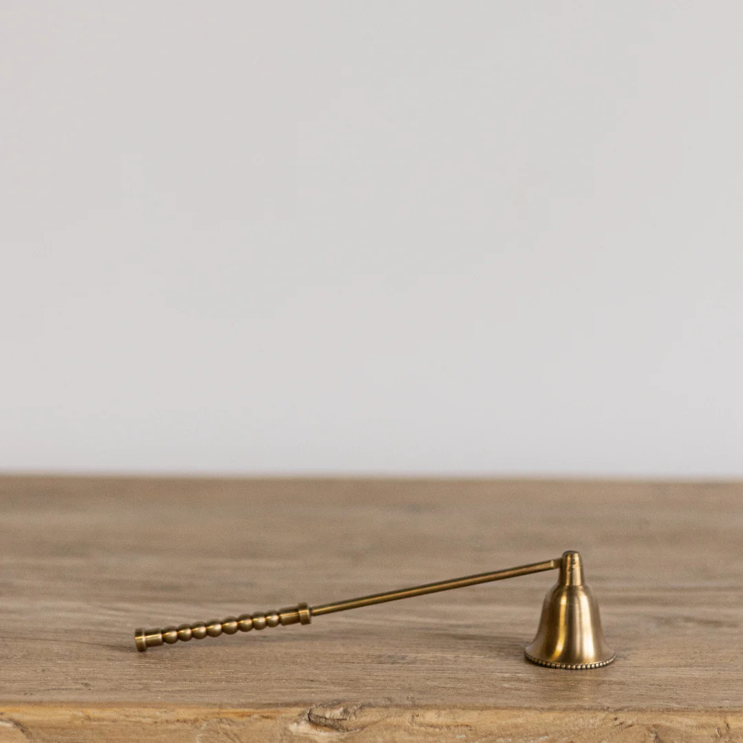 Decorative Bell Brass Candle Snuffer | By Luxe B Co. | luxe bCO