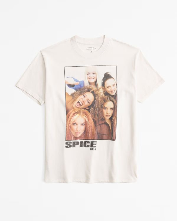 Women's Oversized Spice Girls Graphic Tee | Fall Outfits 2024 | Abercrombie Outfits  | Abercrombie & Fitch (US)