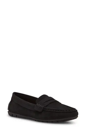 Blondo Shellby Waterproof Driving Loafer in Blk Nubuck at Nordstrom Rack, Size 7 | Nordstrom Rack
